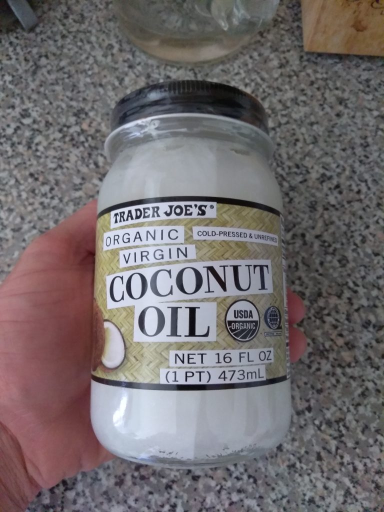 Trader Joe's COCONUT OIL Justin Garrett Hill's site